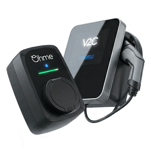 Bornes de recharge OHME et V2C